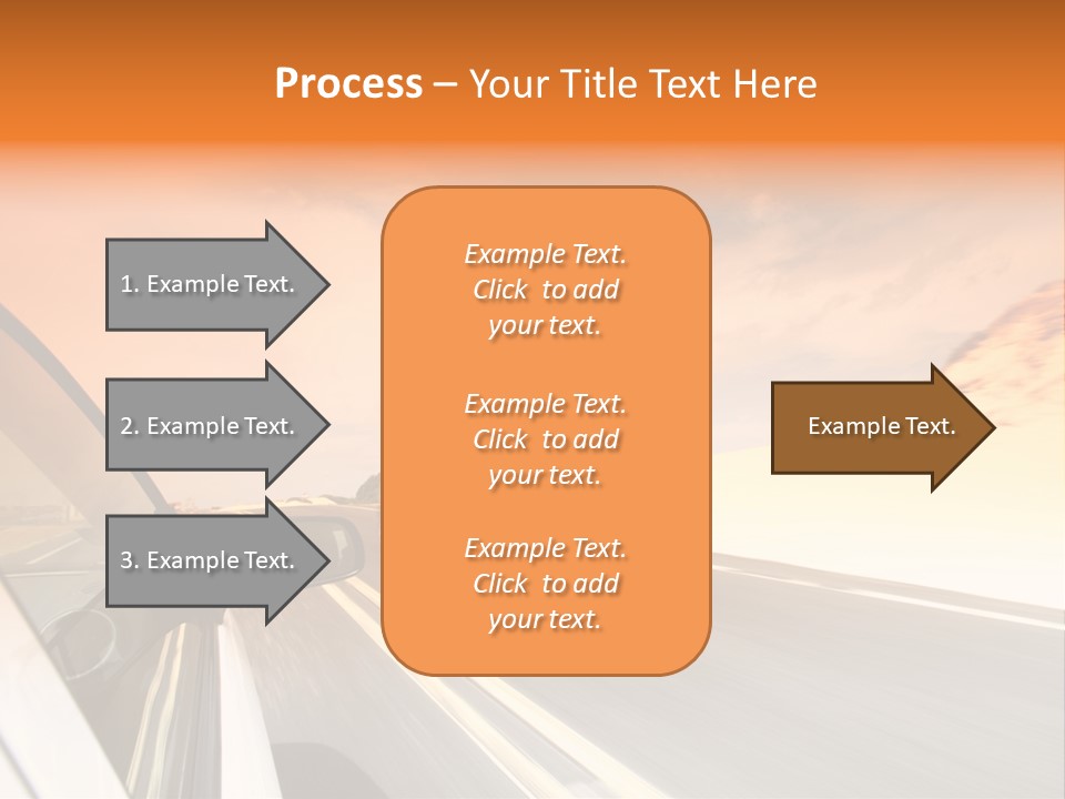 Highway Vacation Nature PowerPoint Template