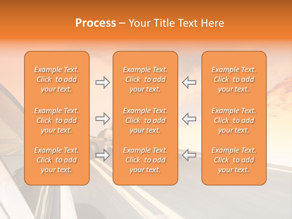 Highway Vacation Nature PowerPoint Template