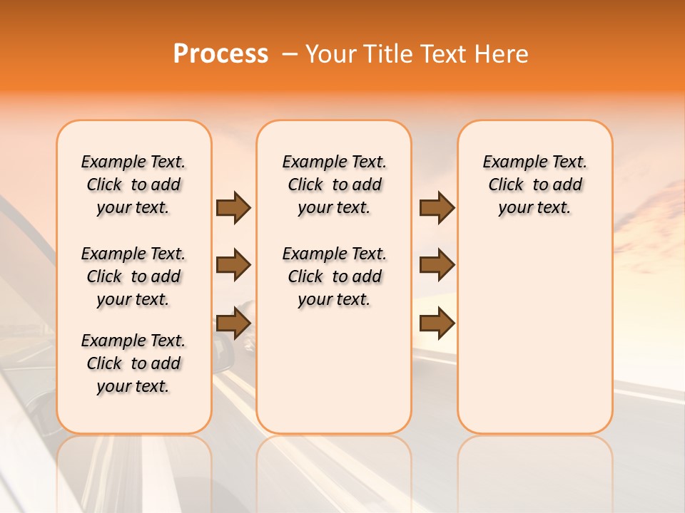 Highway Vacation Nature PowerPoint Template