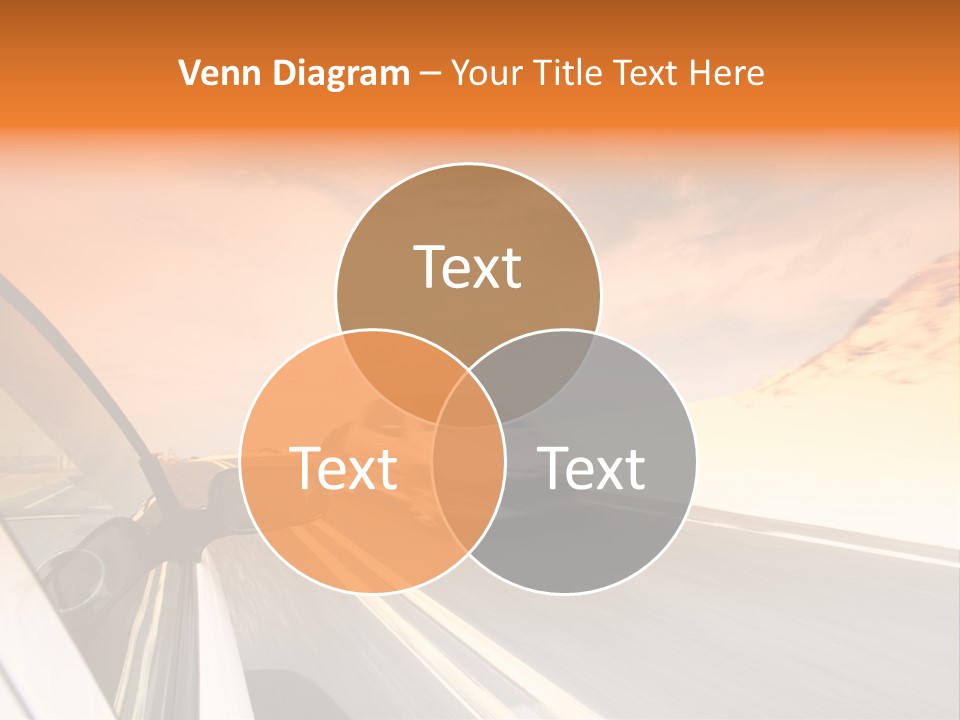 Highway Vacation Nature PowerPoint Template