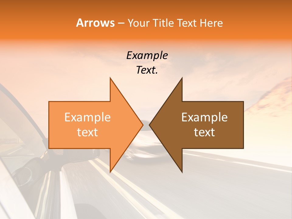 Highway Vacation Nature PowerPoint Template