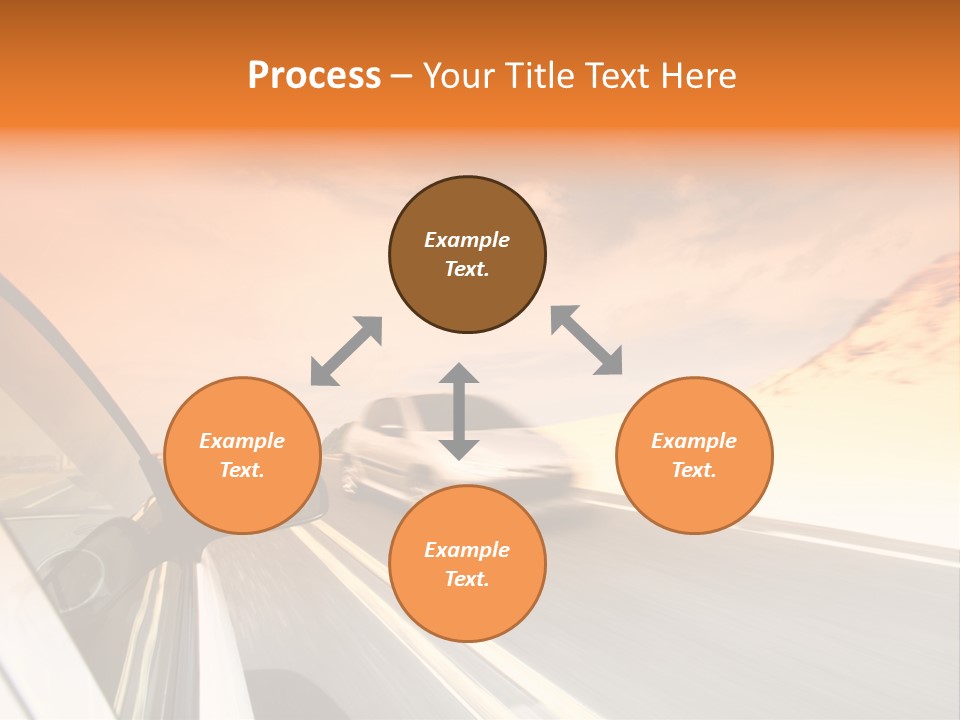 Highway Vacation Nature PowerPoint Template