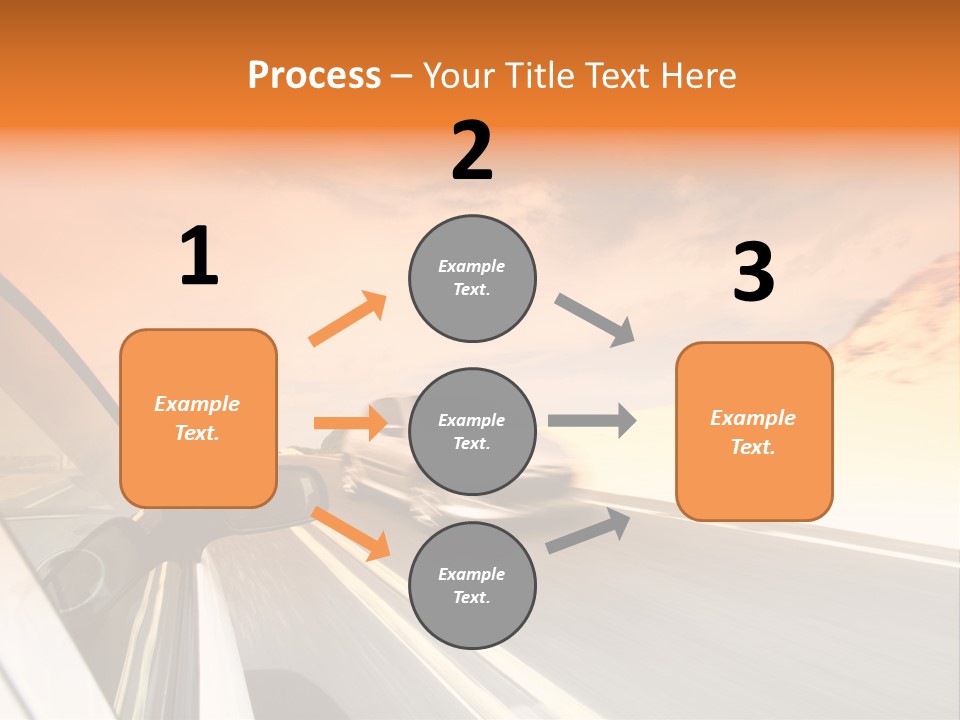 Highway Vacation Nature PowerPoint Template