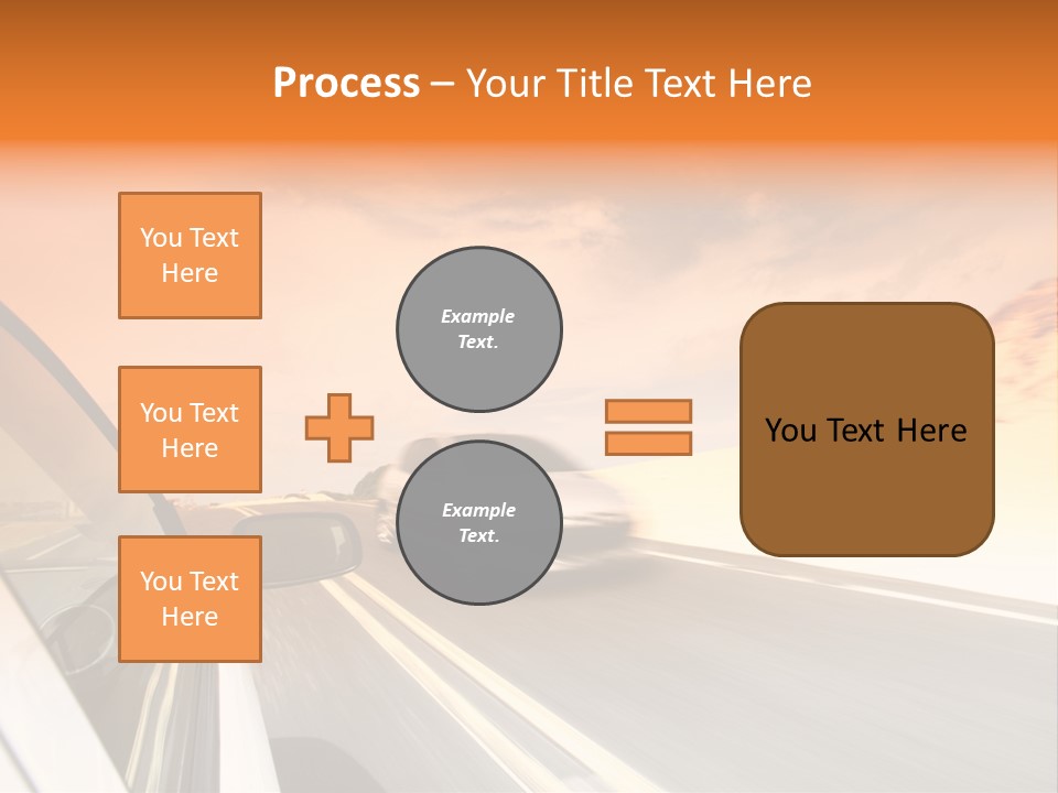 Highway Vacation Nature PowerPoint Template