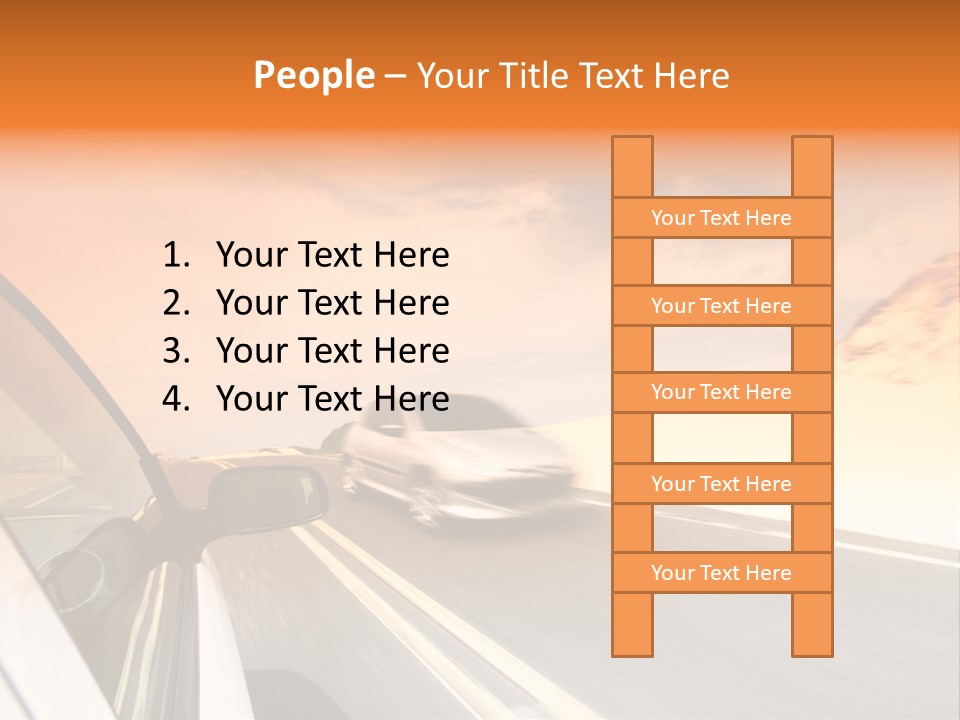 Highway Vacation Nature PowerPoint Template