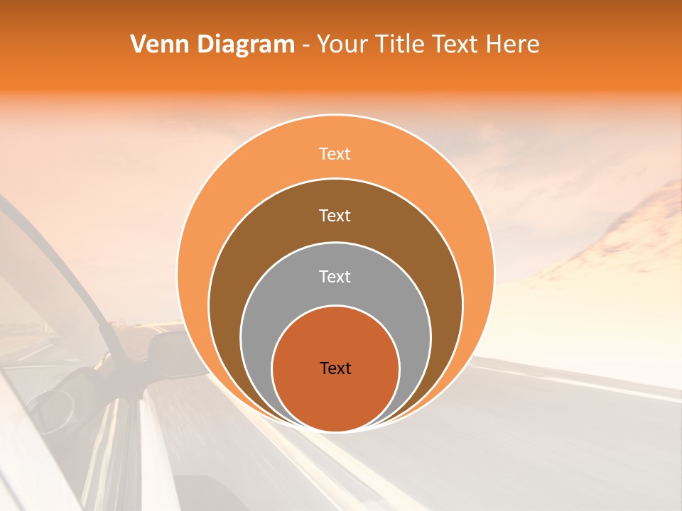 Highway Vacation Nature PowerPoint Template