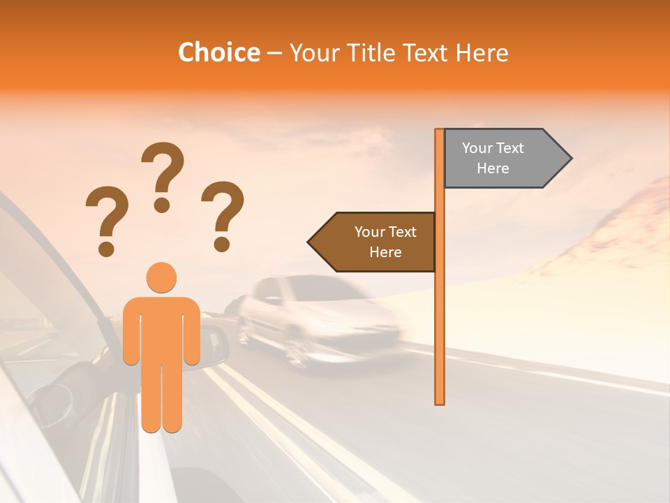 Highway Vacation Nature PowerPoint Template