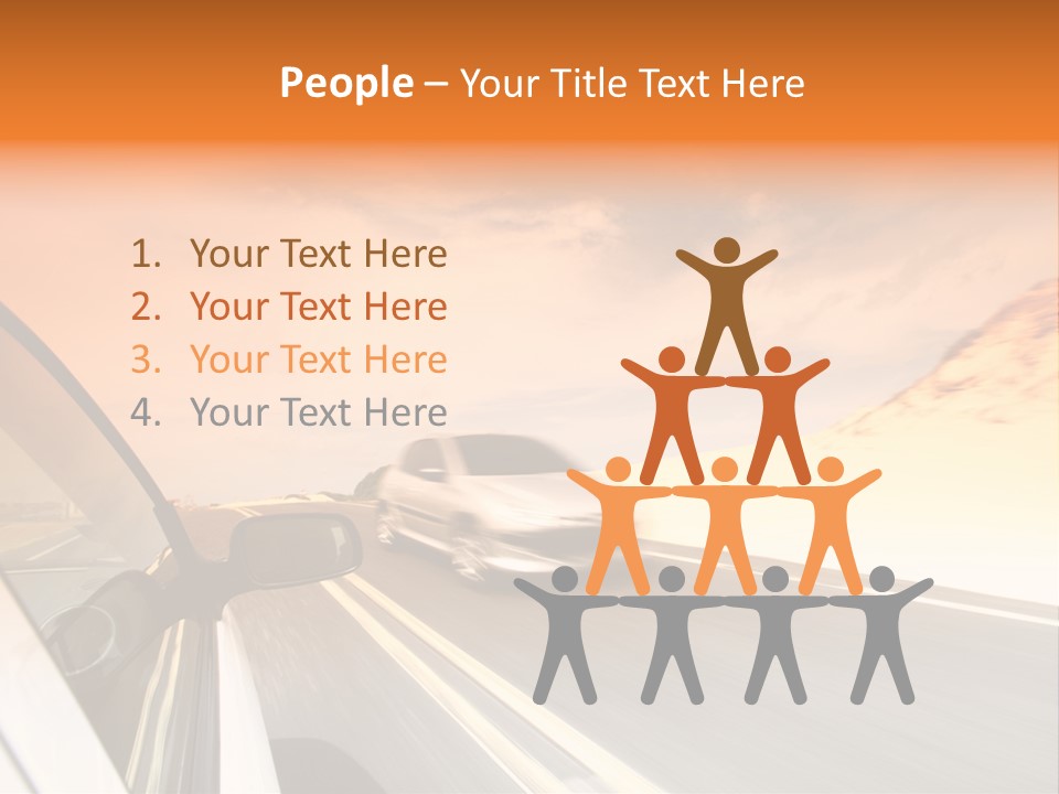 Highway Vacation Nature PowerPoint Template