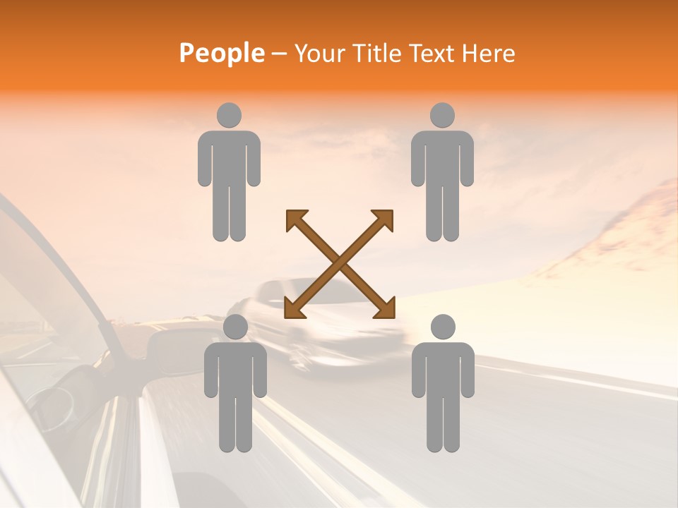 Highway Vacation Nature PowerPoint Template