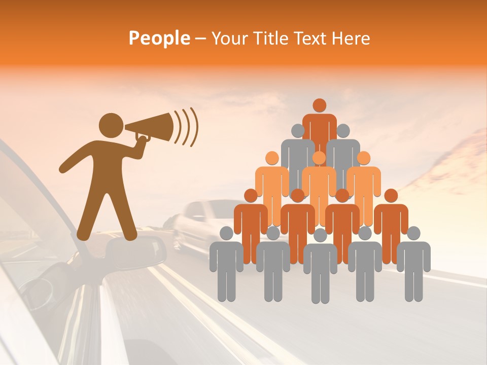 Highway Vacation Nature PowerPoint Template