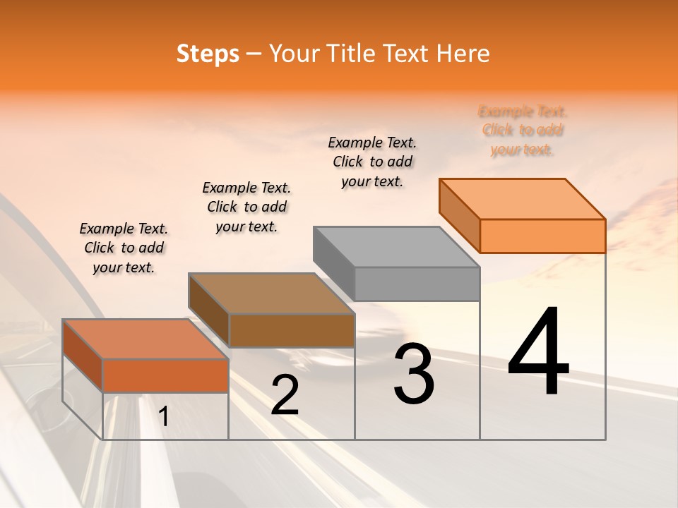 Highway Vacation Nature PowerPoint Template