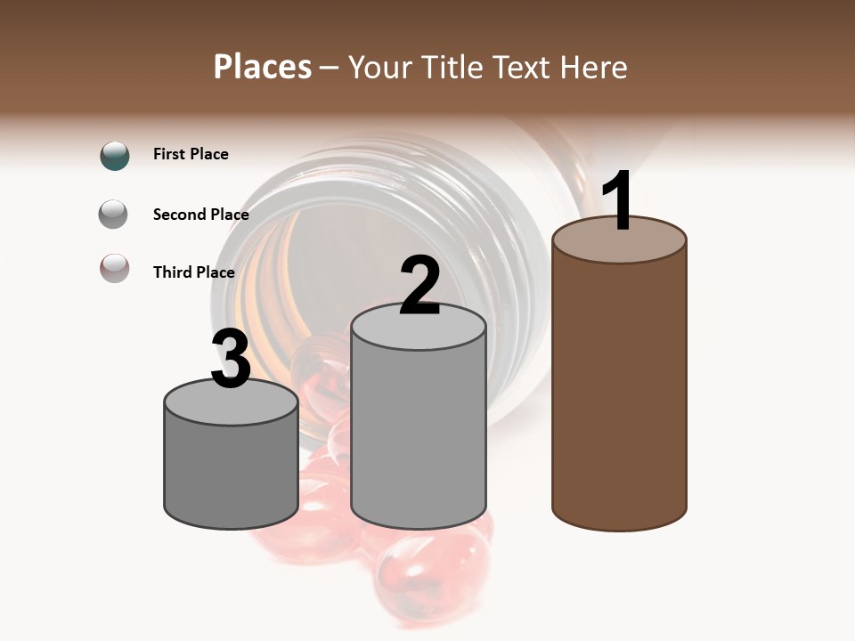 Bottle Isolated Sickness PowerPoint Template