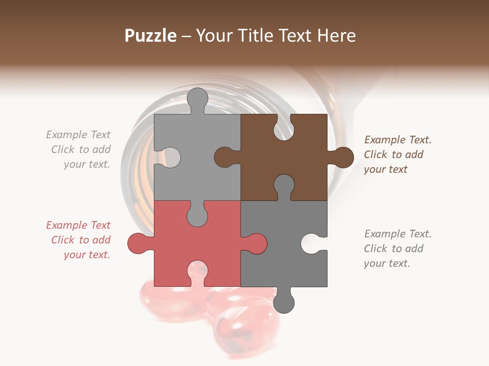 Bottle Isolated Sickness PowerPoint Template