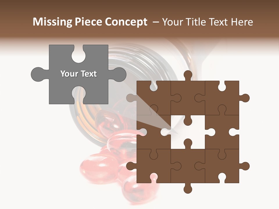 Bottle Isolated Sickness PowerPoint Template