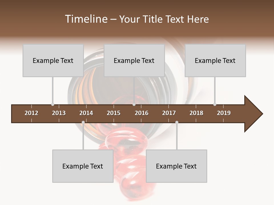 Bottle Isolated Sickness PowerPoint Template
