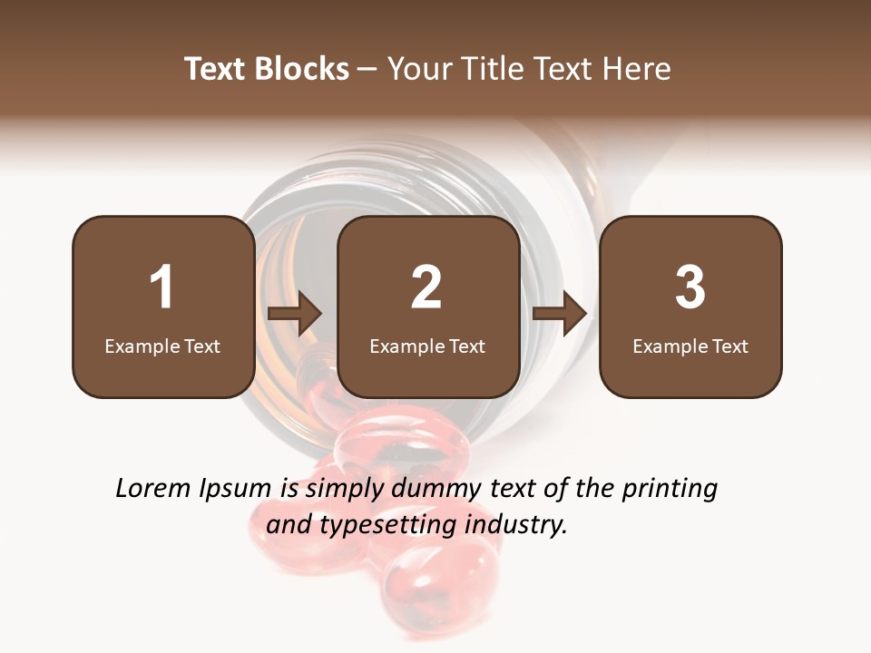 Bottle Isolated Sickness PowerPoint Template