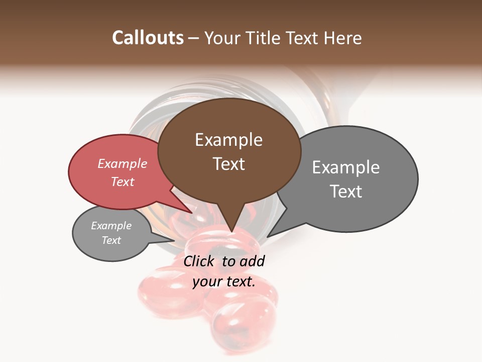 Bottle Isolated Sickness PowerPoint Template