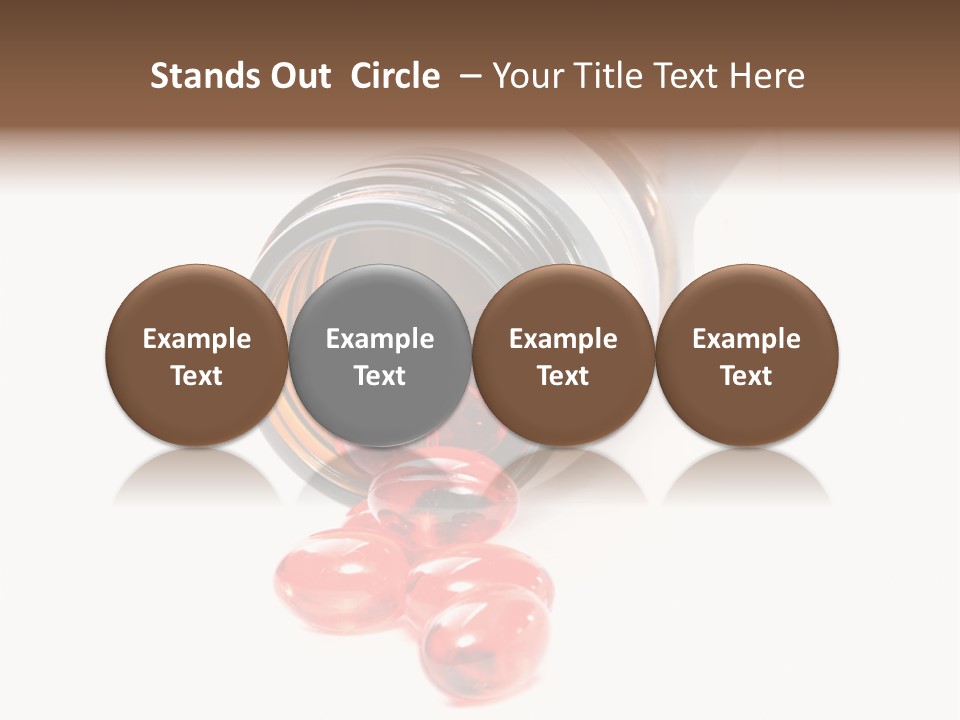 Bottle Isolated Sickness PowerPoint Template