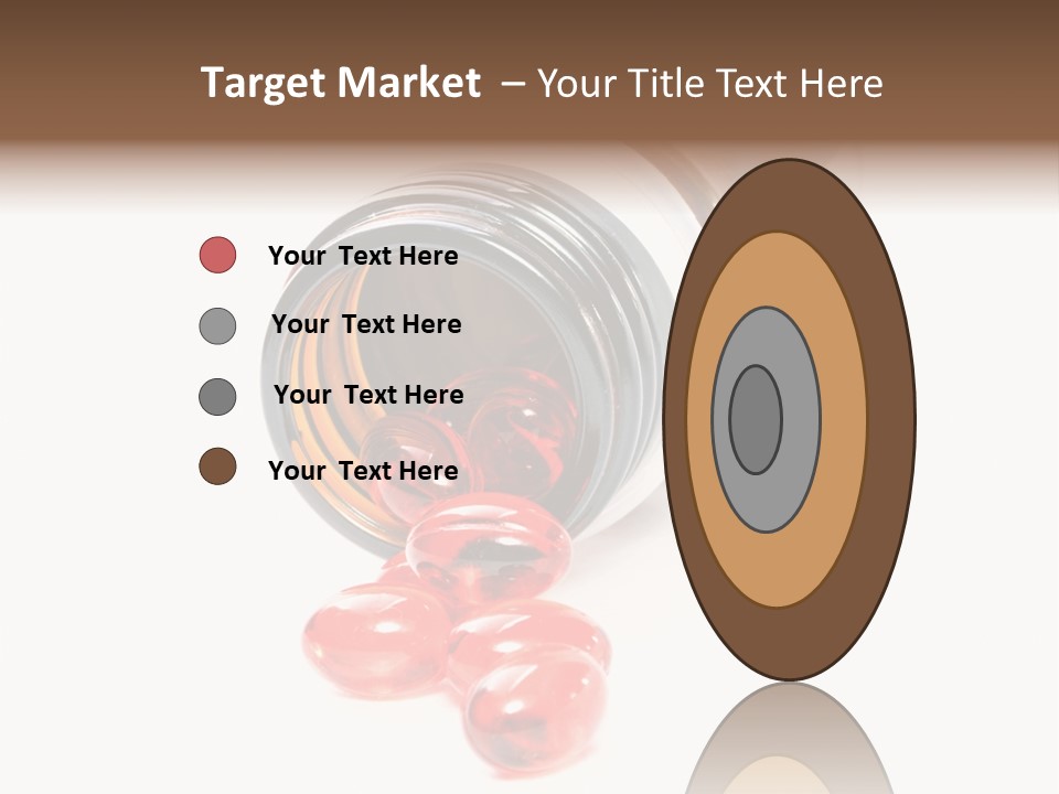 Bottle Isolated Sickness PowerPoint Template