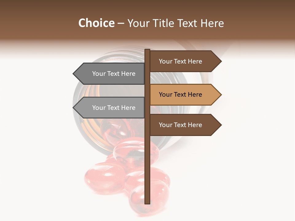 Bottle Isolated Sickness PowerPoint Template