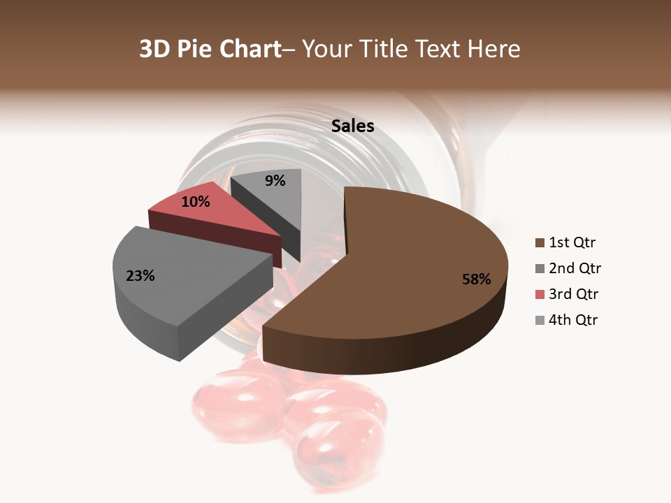 Bottle Isolated Sickness PowerPoint Template