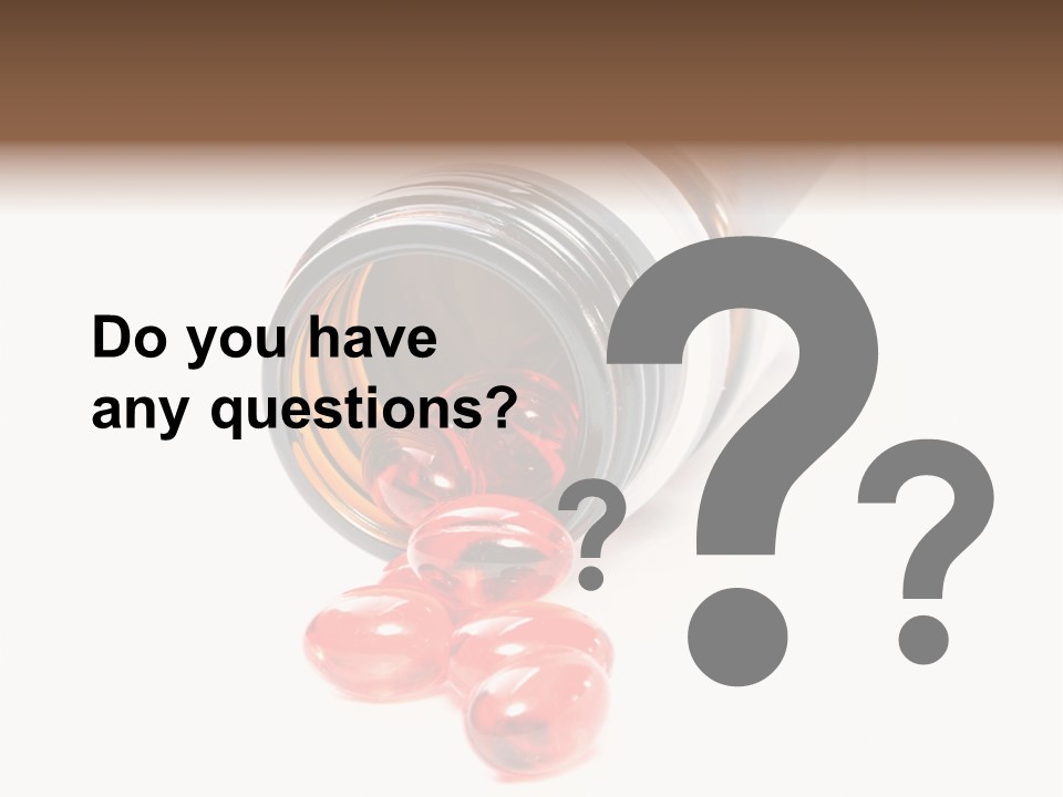 Bottle Isolated Sickness PowerPoint Template