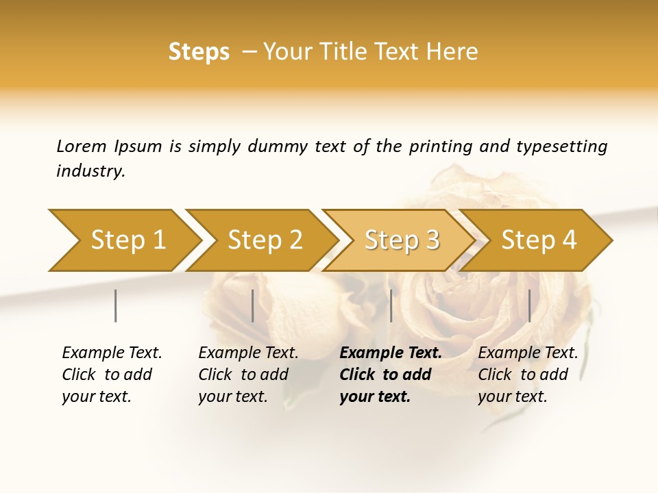 Background Floral Day PowerPoint Template