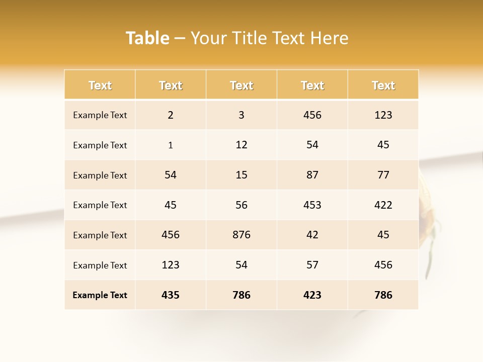 Background Floral Day PowerPoint Template