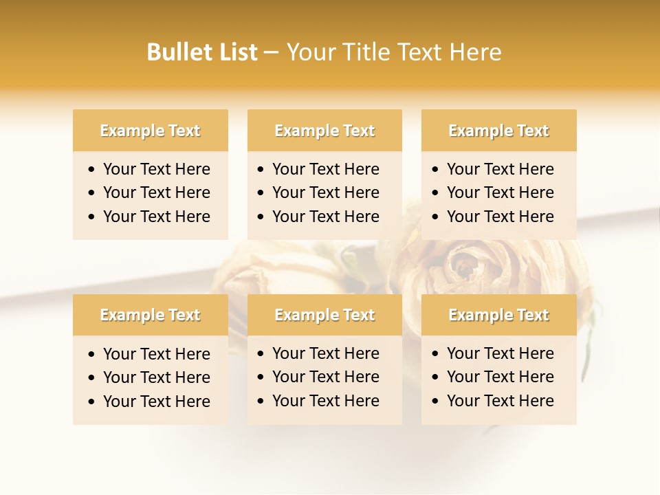 Background Floral Day PowerPoint Template