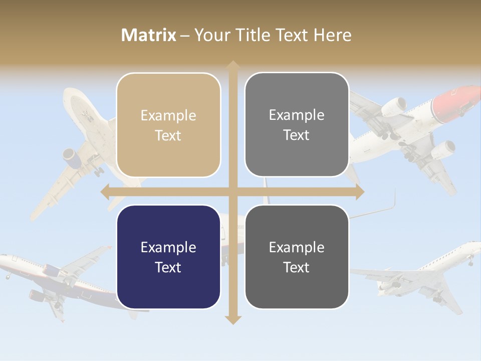Airport Big Take PowerPoint Template
