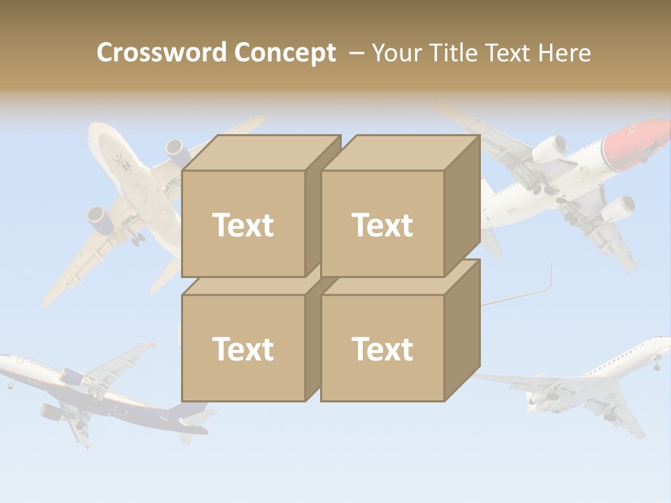 Airport Big Take PowerPoint Template