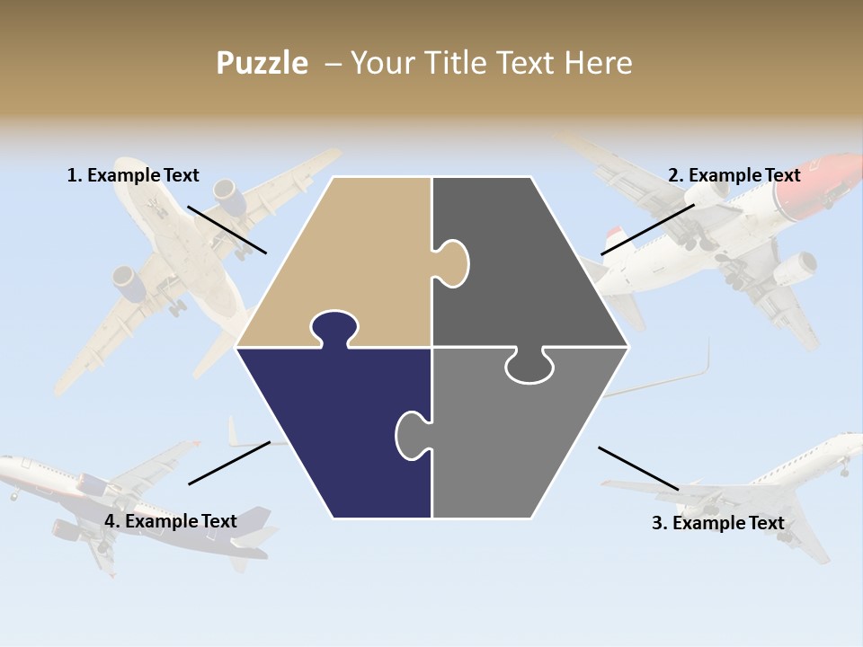 Airport Big Take PowerPoint Template