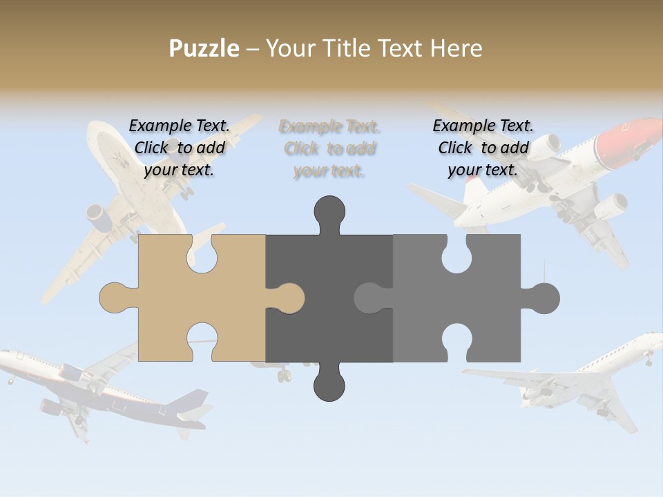 Airport Big Take PowerPoint Template