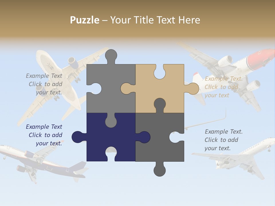 Airport Big Take PowerPoint Template