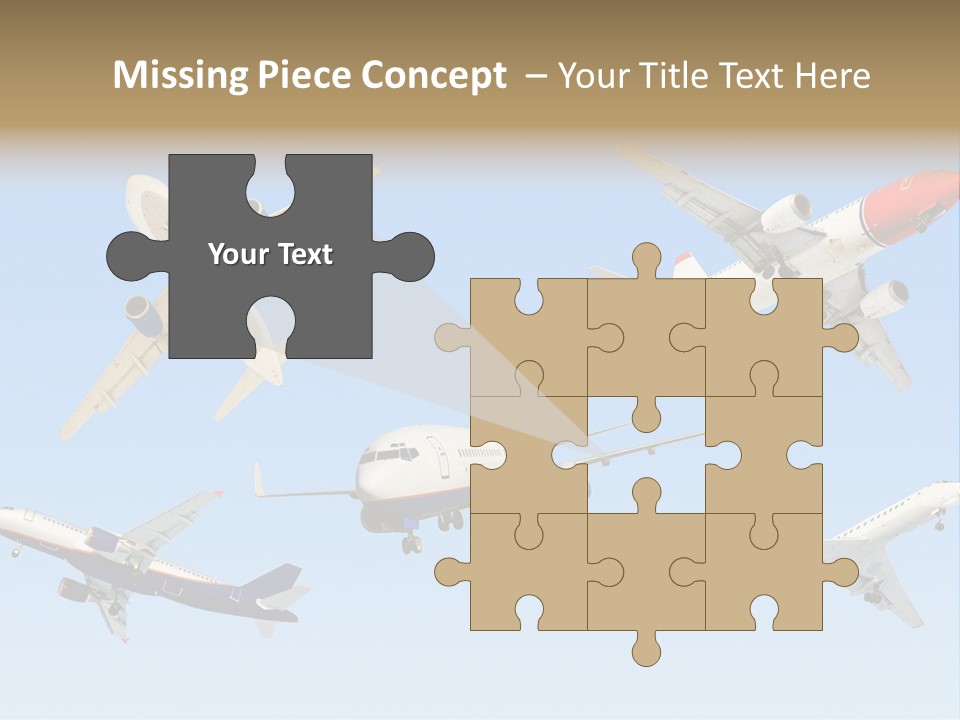 Airport Big Take PowerPoint Template