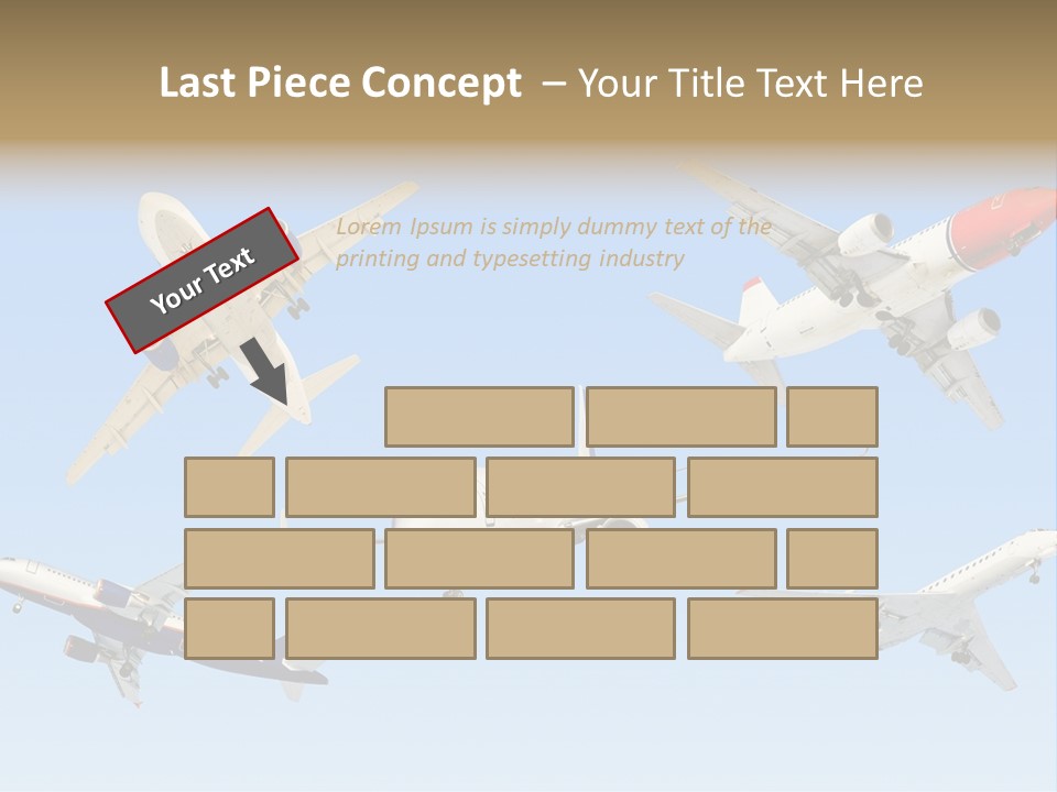 Airport Big Take PowerPoint Template