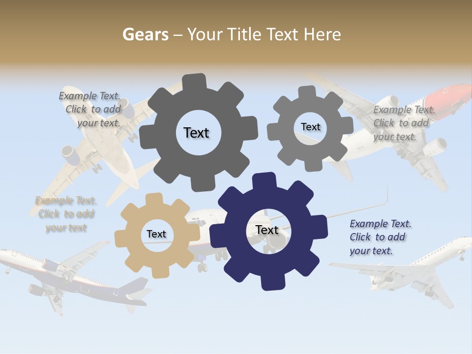 Airport Big Take PowerPoint Template
