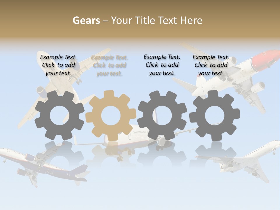 Airport Big Take PowerPoint Template