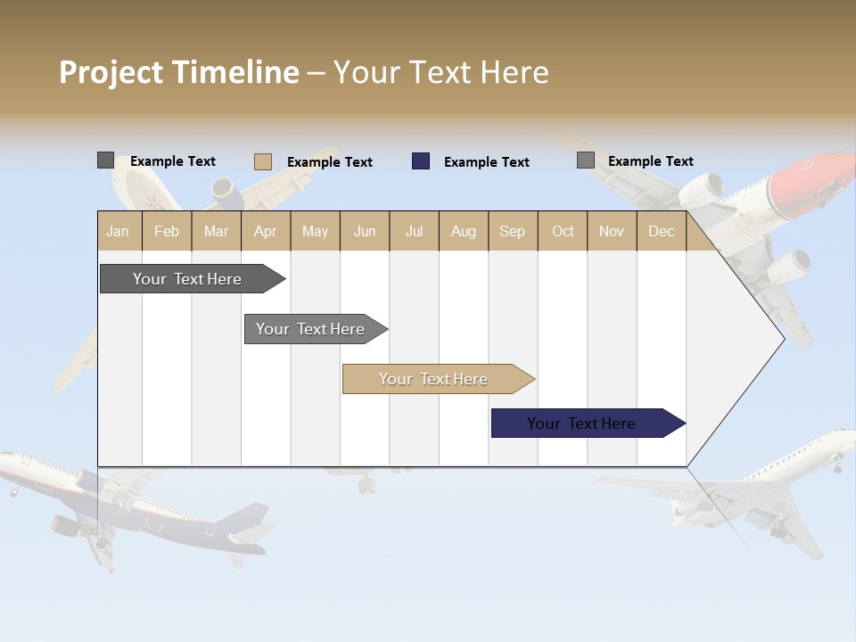 Airport Big Take PowerPoint Template