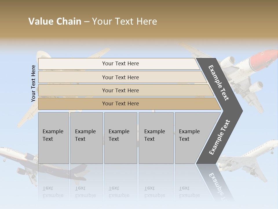 Airport Big Take PowerPoint Template