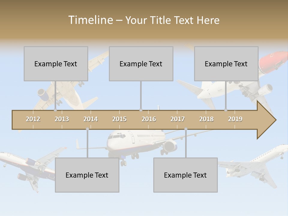 Airport Big Take PowerPoint Template