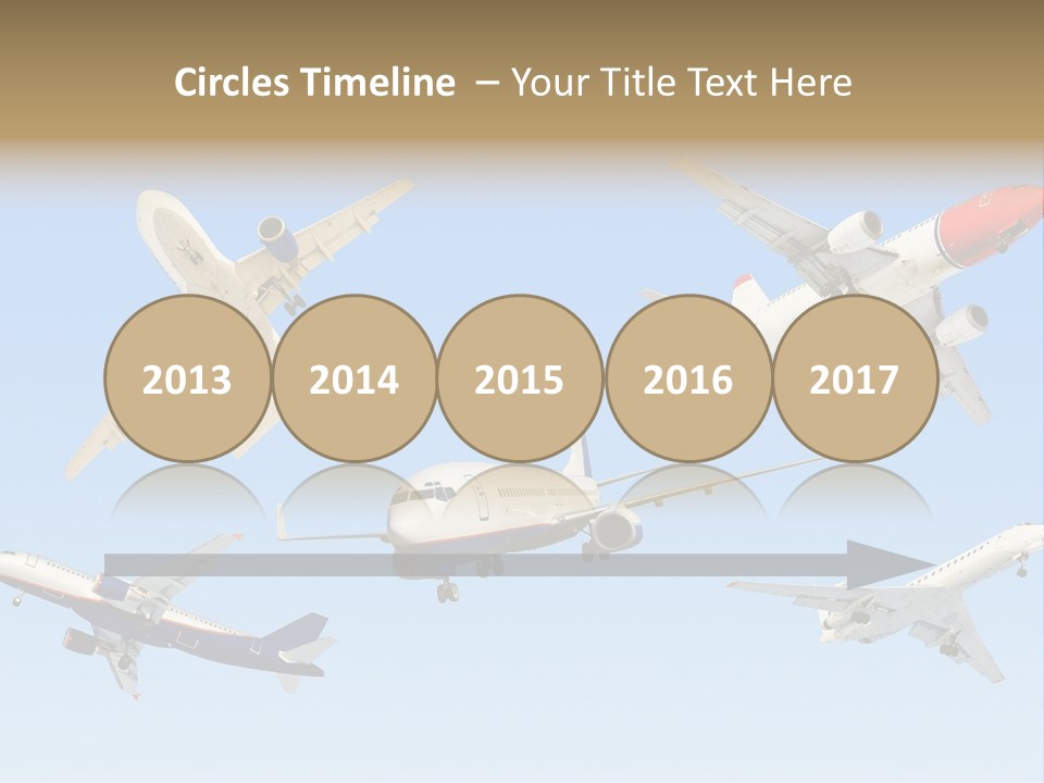 Airport Big Take PowerPoint Template