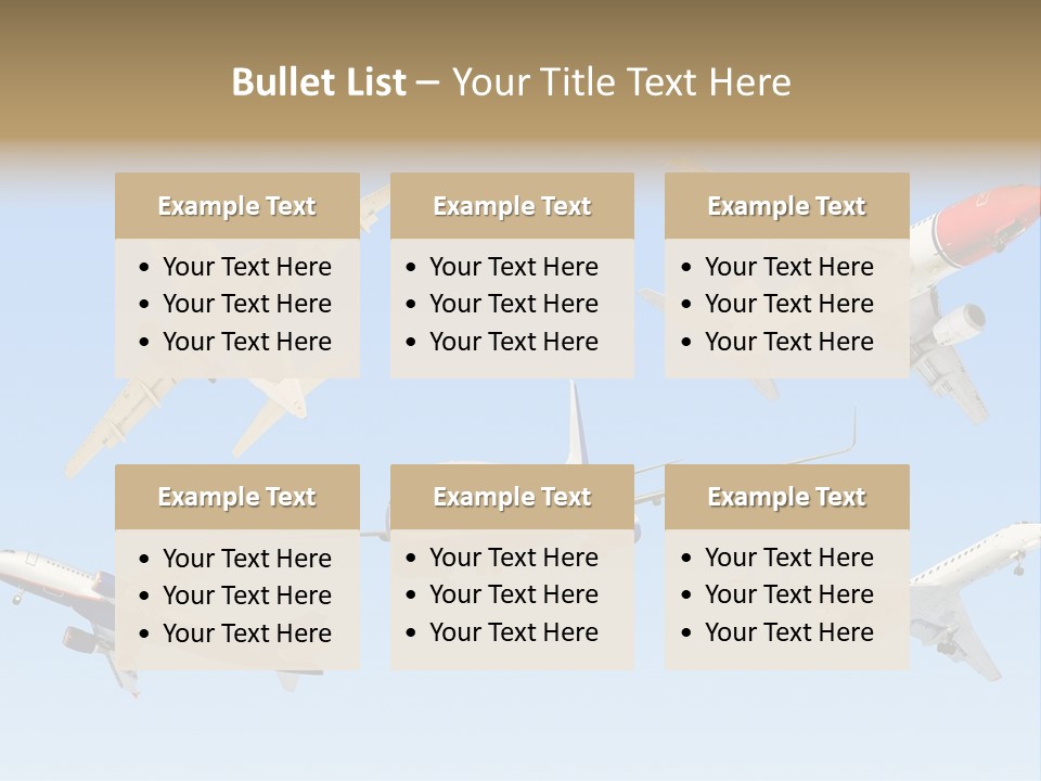 Airport Big Take PowerPoint Template