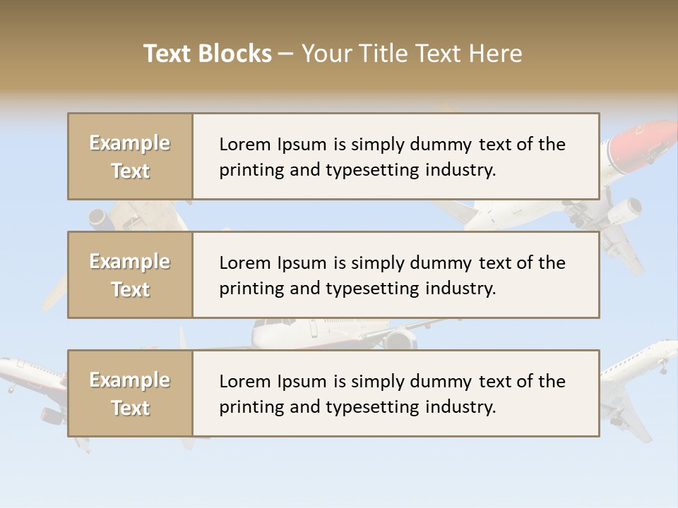 Airport Big Take PowerPoint Template