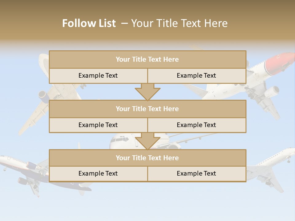 Airport Big Take PowerPoint Template