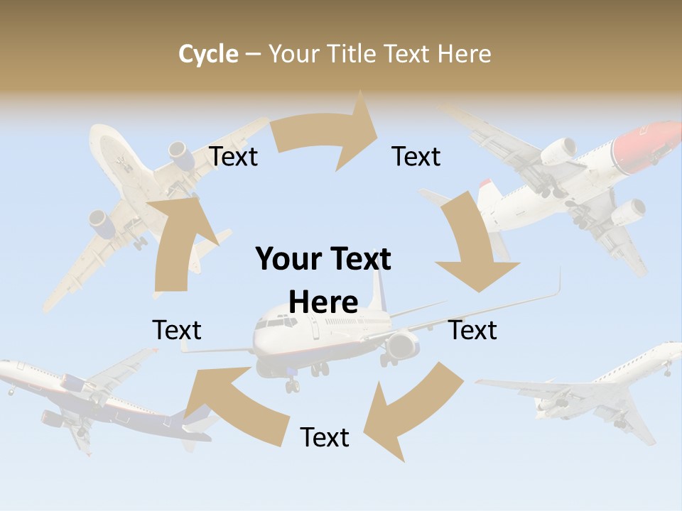 Airport Big Take PowerPoint Template