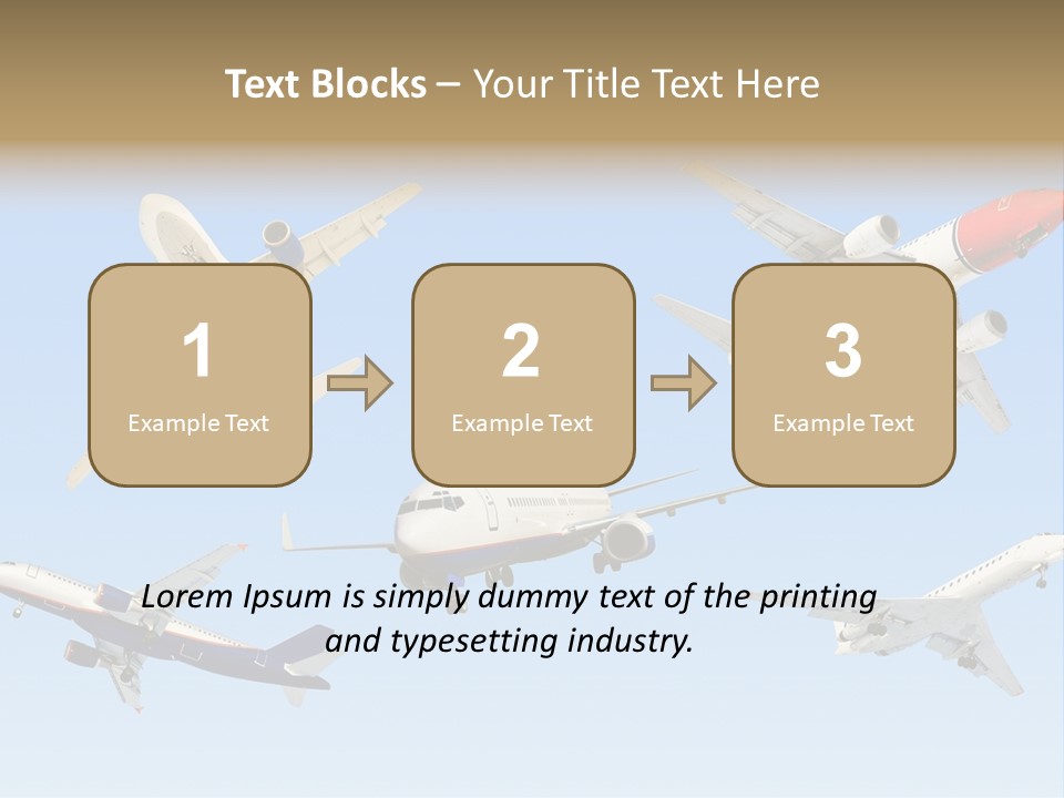Airport Big Take PowerPoint Template