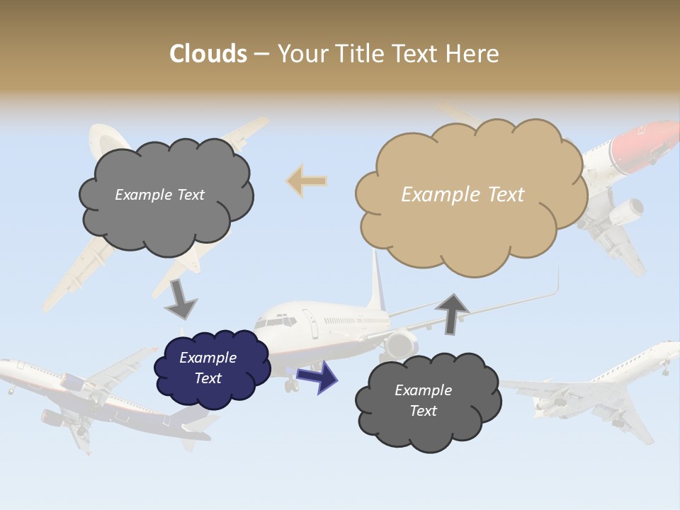 Airport Big Take PowerPoint Template