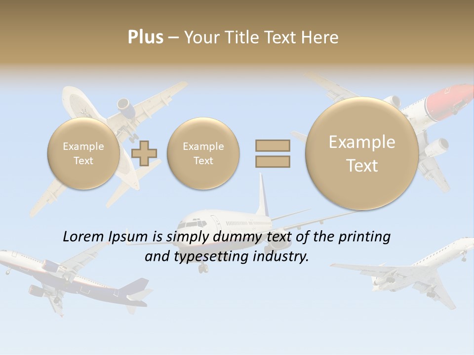 Airport Big Take PowerPoint Template