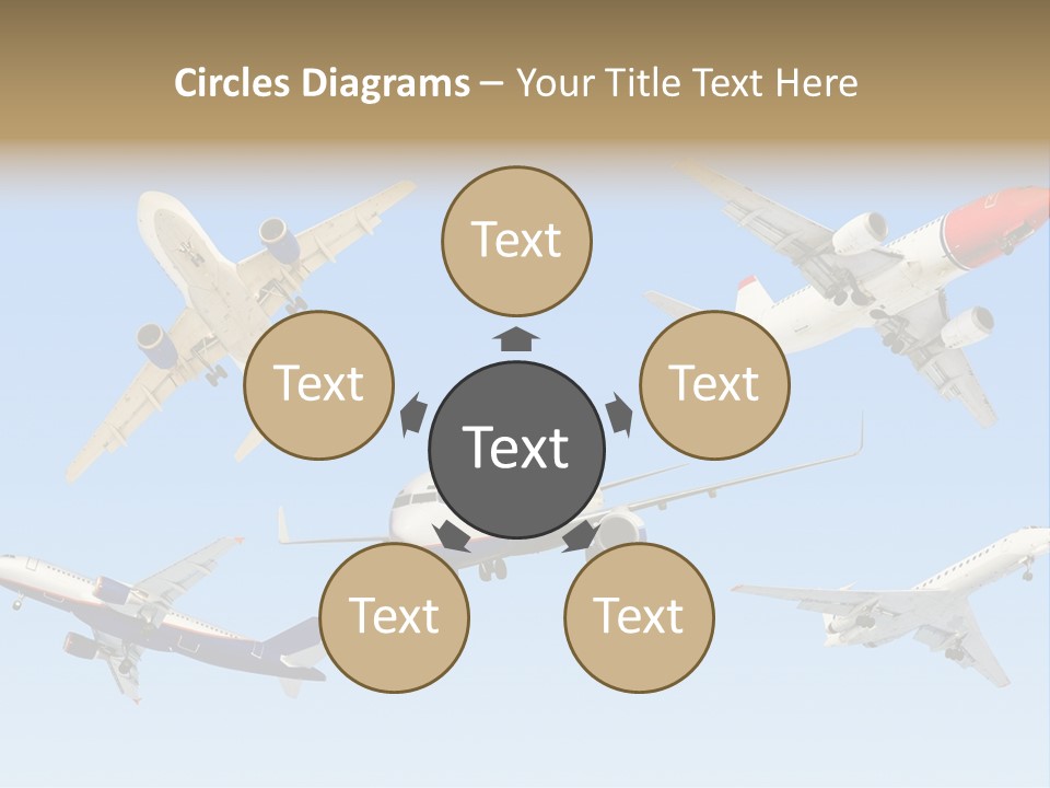 Airport Big Take PowerPoint Template